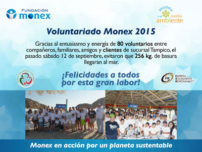 Voluntariado Monex 2015 - Tampico