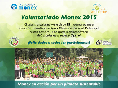 Voluntariado Monex 2015 - Pachuca