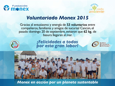 Voluntariado Monex 2015 - Cancn